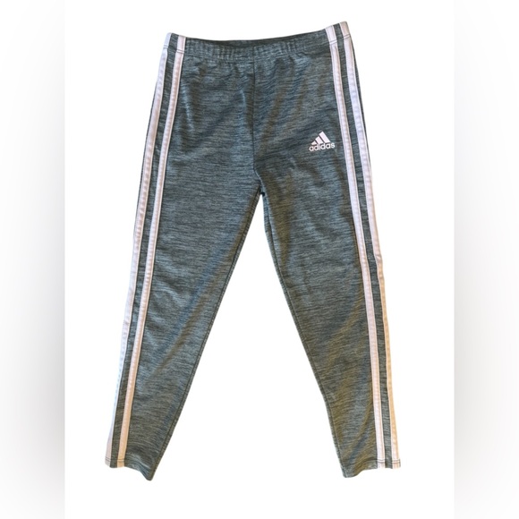 Pink and Gray Girls Adidas Joggers | size 6 - Picture 1 of 4
